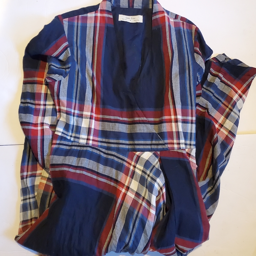 Anthropologie Isabella Sinclair Tartan Midi Dress - Picture 3 of 5